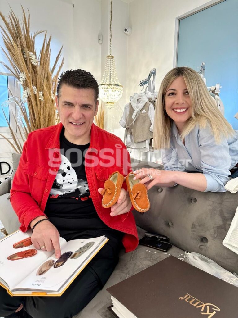 Χρίστος Αντωνιάδης βάπτιση γιων