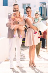 Γιώργος Δεπάστας βάπτιση δίδυμων